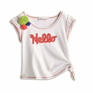 American Girl Pom Pom Tee for Girls